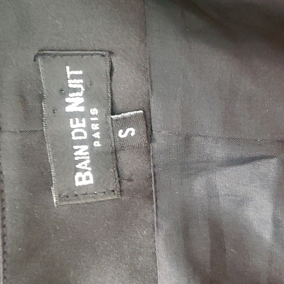 Bain De Nuit of Paris Black Dress Size S - Picture 9 of 10